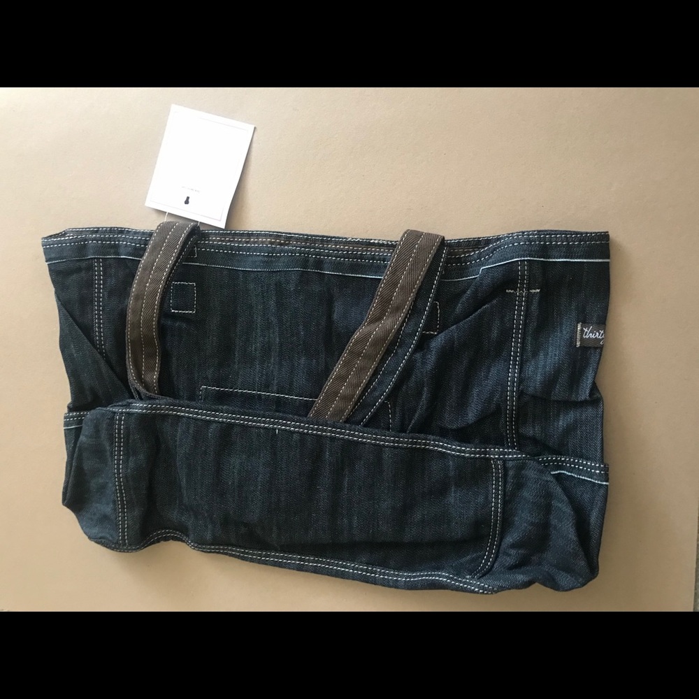 Thirty-One Retro Metro Tote in denim
